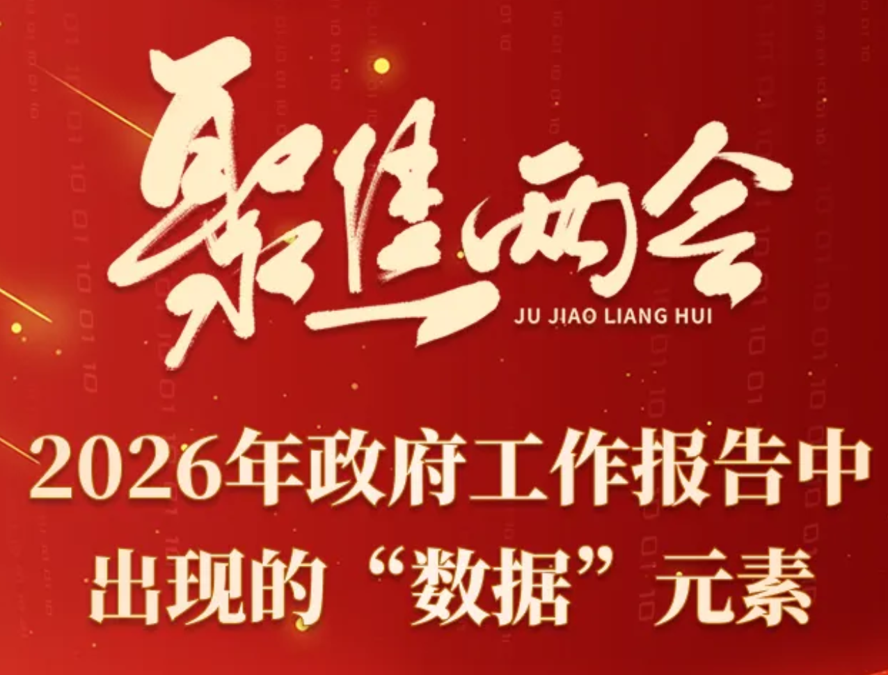 聚焦两会丨2026年政府工作报告中出现的“数据”元素